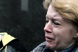 Donna Stone, David Brian Stone&#39;s ex-wife, talks to members of the media outside the Federal Courthouse in Detroit Monday. Her son, who was legally adopted ... - 0329-Hutaree-David-Stone.jpg_full_600