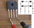 Comment tester un pont de diode?