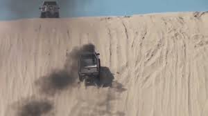 Image result for lorry going up a sand dune