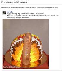 EPBOT: Banned From Facebook... Over A Thanksgiving Cake via Relatably.com