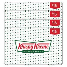 Krispy Kreme Four $15 E-Gift Cards | Costco