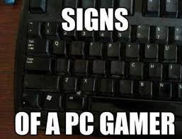Signs of a PC gamer - Memes Comix Funny Pix via Relatably.com