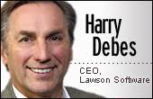newsmaker Lawson&#39;s CEO, Harry Debes, doesn&#39;t believe in software-as-a-service (SaaS). In fact, the ERP (enterprise resource planning) software company&#39;s top ... - 170x110harry_debes