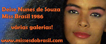 Deise Nunes de Souza Miss Brasil 1986 - br86ban