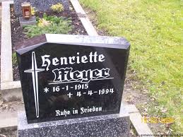 Grab von Henriette Meyer (16.01.1915-04.04.1994), Friedhof Resterhafe - rh053