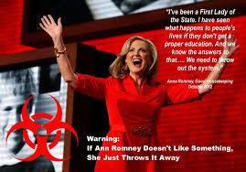 Ann Romney: &quot;Throw out&quot; the American public education system ... via Relatably.com