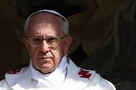 Image result for pope francis frowning