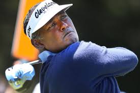 Vijay Singh of Fiji hits an approach shot off the first tee during round four of the 2013 Australian Masters at Royal Melbourne Golf Course on November 17, ... - Vijay%2BSingh%2B2013%2BAustralian%2BMasters%2BDay%2B4%2BQ7akzMKTAr4l