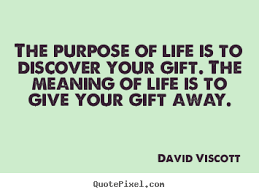 David Viscott picture quotes - The purpose of life is to discover ... via Relatably.com