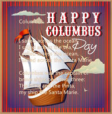 Happy Columbus Day 2015 Poems | Free Quotes Poems Messages via Relatably.com