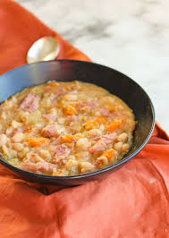 Slow Cooker Ham Bone and Navy Bean Soup - Lisa's Dinnertime Dish