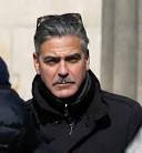 George Clooney reveals unusual new moustache on 'Monuments' set ... - george-clooney