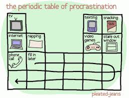 The Periodic Table Of Procrastination - Funny Images and Memes To ... via Relatably.com