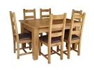 Cotswold Cream Painted Solid Oak Extending Dining Table 6