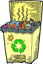Image result for Trash pick up, dumb recycling picture