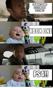 Xbox One Vs Ps4 by melloyelloman23 - Meme Center via Relatably.com