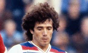 The wacky perm of Kevin Keegan, introduced as Kevin Keegle on ESPN, has been replaced by hair greyer than any ever seen. Photograph: Bob Thomas/Getty Images - Kevin-Keegan-ESPN--007