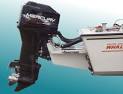 How to install outboard motor bracket