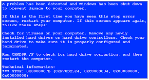 Image result for blue screen crash