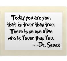 Amazon.com - Quote It! - Dr. Seuss Today You Are You Wall Quote ... via Relatably.com