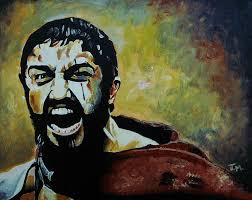 This Is Sparta Painting - This Is Sparta Fine Art Print - this-is-sparta-jeremy-moore