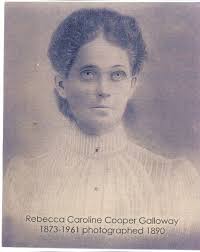 Rebecca Caroline Cooper was born 1873 in Lewis County and died January 11, 1961 in Brazil IN. She was the daughter of Edward and Elizabeth Bryant Cooper. - cooper_rebecca_caroline