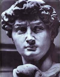 Michelangelo Buonarroti - David (detail) .