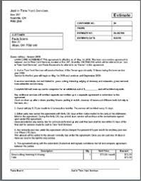 Lawn Care Business Estimate &amp; Contract Template | Lawn Care ... via Relatably.com