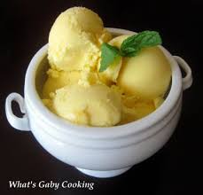 Mango – Ginger Gelato Recipe - What's Gaby Cooking