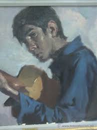 Cuadro óleo lienzo pintor Manuel Monedero,(1929 - 2002). - 26851119_7215571