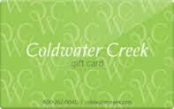 Coldwater Creek Credit Card. Perfect gift is a Coldwater Creek Gift ...