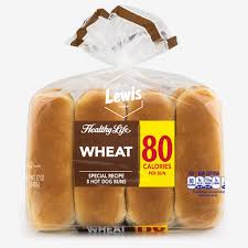 Healthy Life 8pk Wheat Hot Dog Buns - Lewis Bake Shop