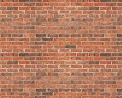 Image of Rustic red brick wallpaper