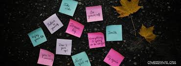 believe in yourself sticky notes for inspiration cool facebook ... via Relatably.com