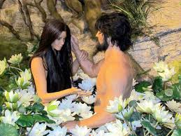 Image result for adam and eve in the garden of eden