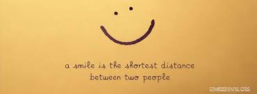 smile is the shortest distance quotes cool facebook timeline ... via Relatably.com