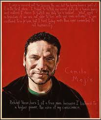 Camilo Mejia Portrait by Robert Shetterly. c Robert Shetterly/Americans Who Tell The Truth - camilo_mejia