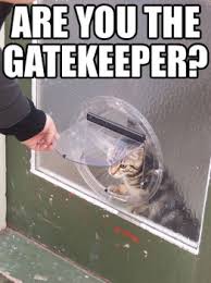 Image result for cat gatekeeper