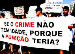 Resultado de imagem para redução da maioridade penal no brasil