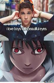 I Love Boys With Beautiful Eyes by cyberdasher - Meme Center via Relatably.com