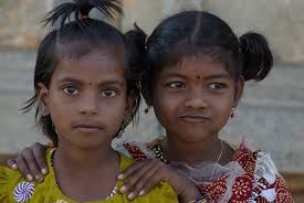 Mädchen in Südindien von Monika Pyka-Bender