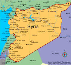 Image result for syria map