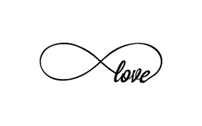 Infinity Love rubber stamp in 2022 | Infinity love tattoo, Infinity symbol ...