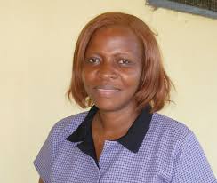 Sekretär der Yamoransa <b>Community Association</b>. Seline Adjabeng, - DSCN3531