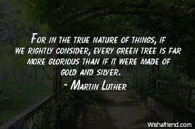 Martin Luther Quote: For in the true nature of things, if we ... via Relatably.com