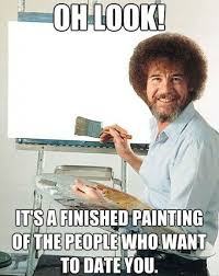 That Hurt, Bob Ross - Funny Images and Memes To Fill You Up With ... via Relatably.com