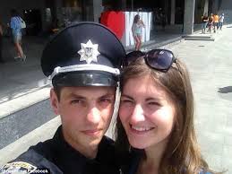 Image result for new police in kiev with public
