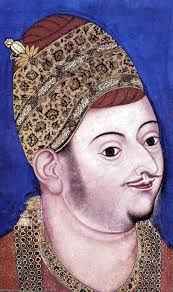 Sultan Ibrahim Adil Shah II (portrait, detail), Deccan, Bijapur, 1590. - ppp015