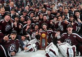 Image result for ncaa hockey national championship trophy
