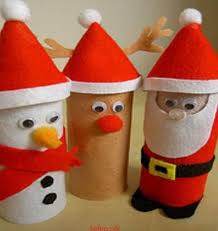 Image result for toilet roll santas